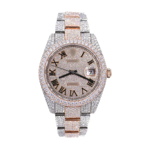 Moissanite Blue Watch