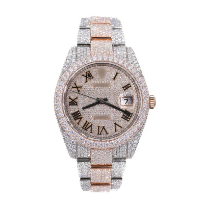 Moissanite Blue Watch