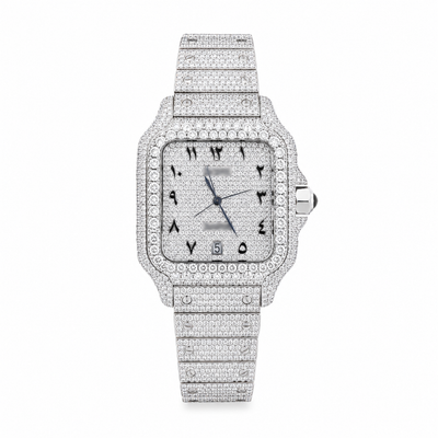 Moissanite Arabic Watch