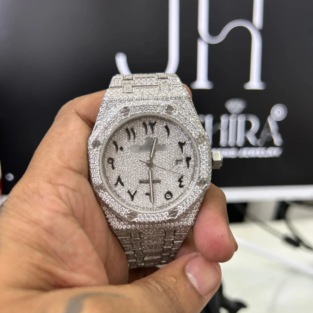 Moissanite Arabic Watch VIP